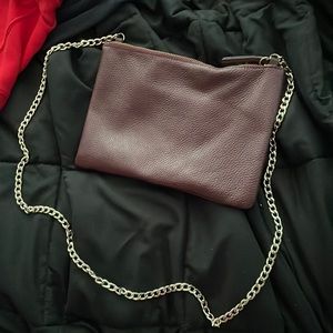 Maroon small purse